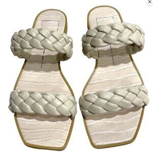 Dolce Vita Indy Braided Sandals, Ivory, Women's 6.5